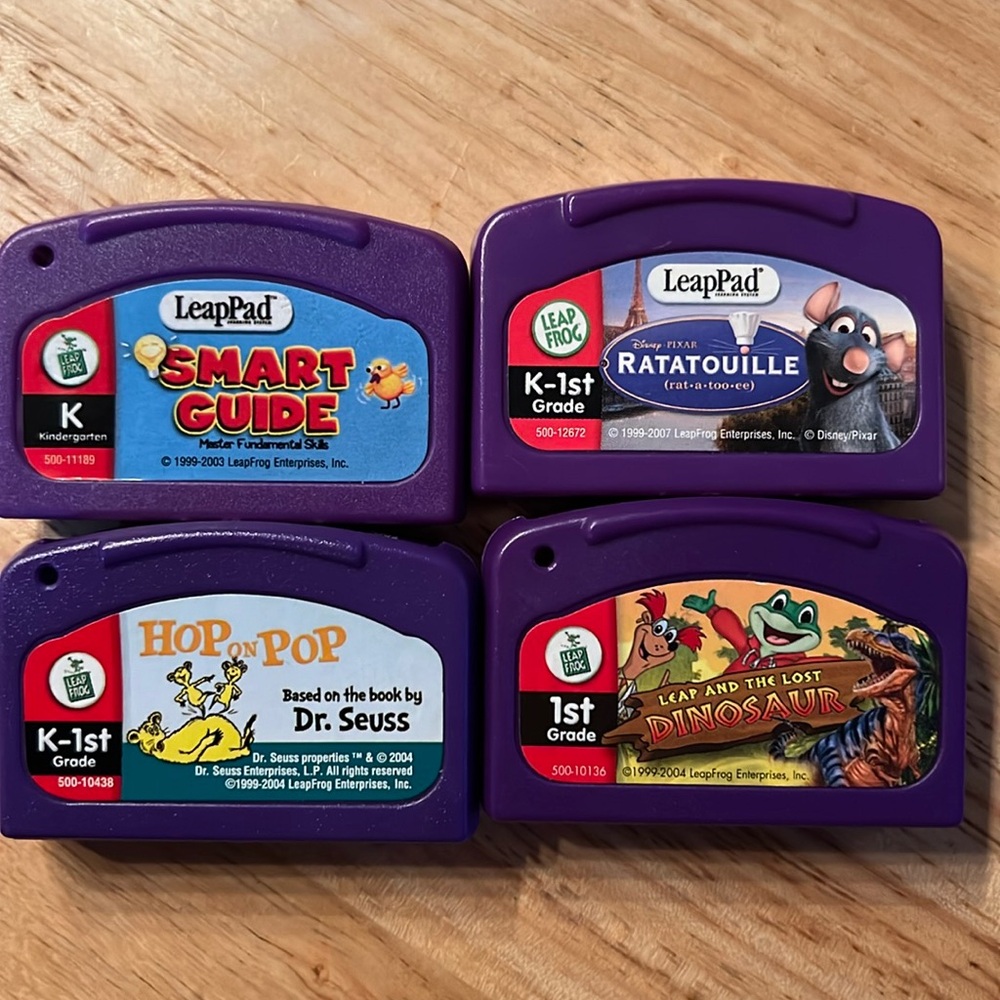 LeapPad Learning System cartridges